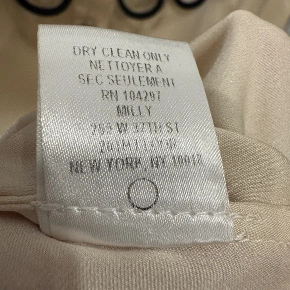 Milly Cream Blouse with Black Scalloped Neckline - Picture 5 of 5